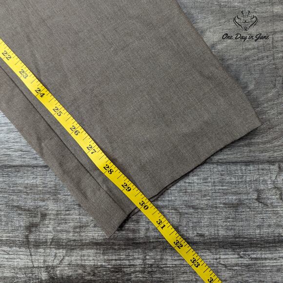 Kim Rogers Career Modern Fit Straight Leg Pants Size 12 - Picture 5 of 6